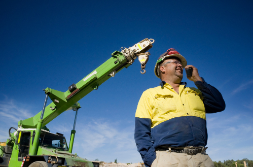 Mobile crane, Rigging and Signaling (Construction) 8 CCR 5006.2 (Mobile cranes having boom length of less than 25 feet or a max capacity of less than 15,000 lbs.)